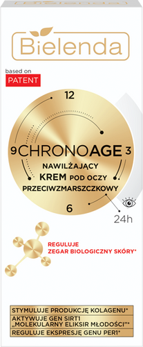 Bielenda Chrono Age 24H Nawilżający Krem Przeciwzmarszczkowy pod Oczy na Dzień i na Noc 15ml