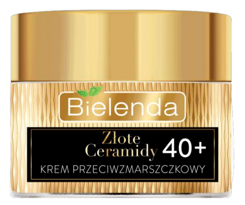 Bielenda Złote Ceramidy Nawilżający i Ujędrniający Krem Przeciwzmarszczkowy 40+ na Dzień i Noc 50ml