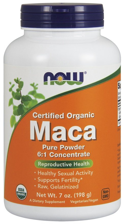 NOW Foods Maca 500 mg Powder Energy and Vitality Support 198g