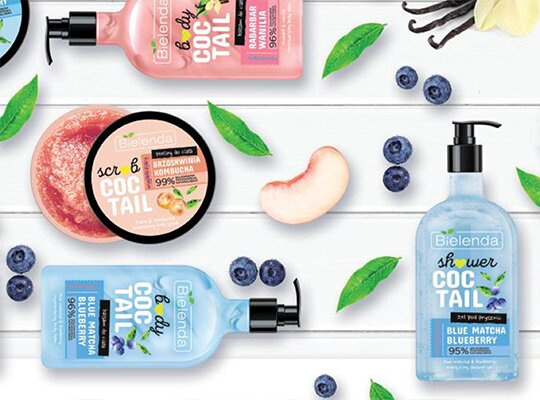 Bielenda Shower Coctail Energizing Shower Gel Blue Matcha & Blueberry 400ml