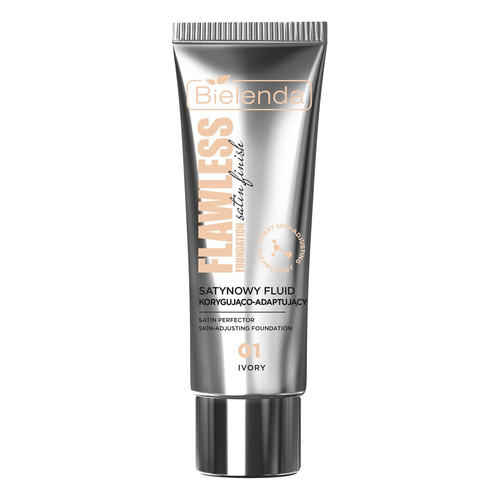 Bielenda Flawless Satynowy Fluid Korygująco- Adaptujący 01 Ivory 30g