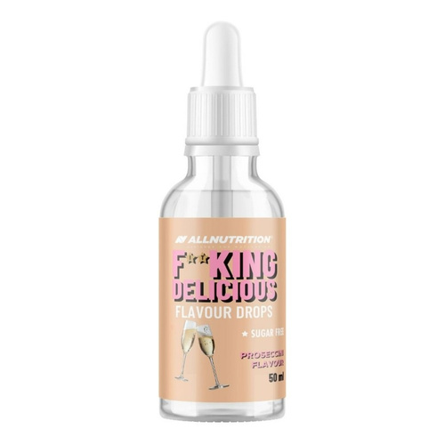 AllNutrition Fitking Delicious Flavour Drops Proseccini Aromatyczne Krople bez Cukru Wino Musujące 50ml