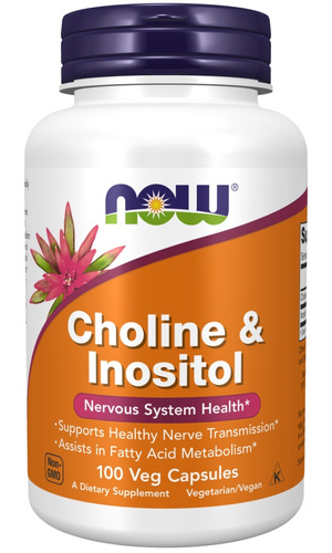 Now Foods Choline and Inositol 100 Vcapsules