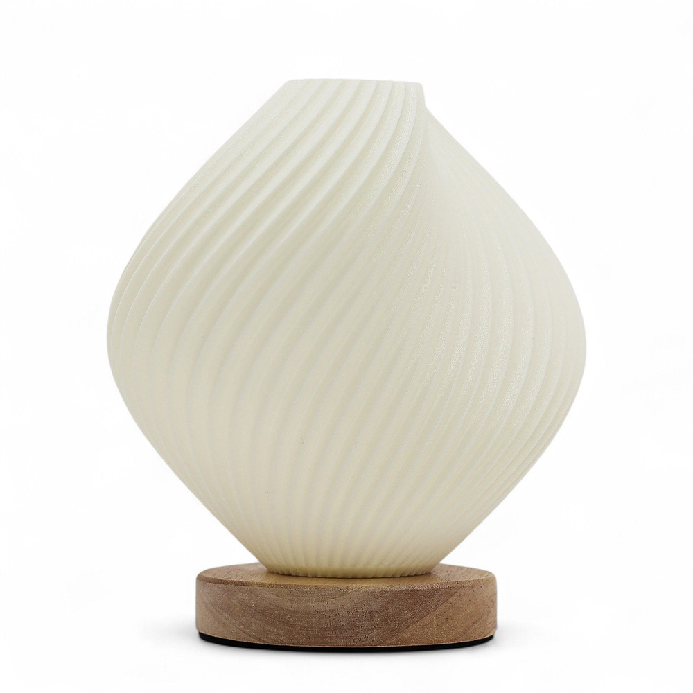 New Wave Lamp - USB - 3 settings - Shell Twisted