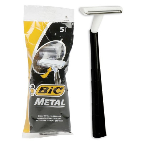 BIC Metal shaving 5pcs for tough beards