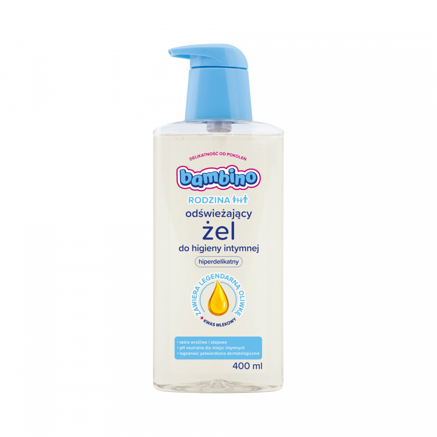 BAMBINO RODZINA Żel do higieny intymnej hipoalergiczny 400ml