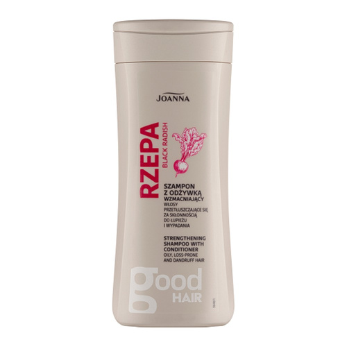 Joanna Czarna Rzepa Wzmacniający Szampon z Odżywką 200ml