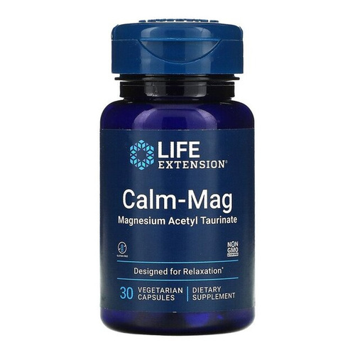 Life Extension Calm-Mag Magnesium for Stress and Relaxation 30 Vcaps