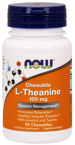L-Theanine with Inositol and Taurine, 100mg - 90 chewables