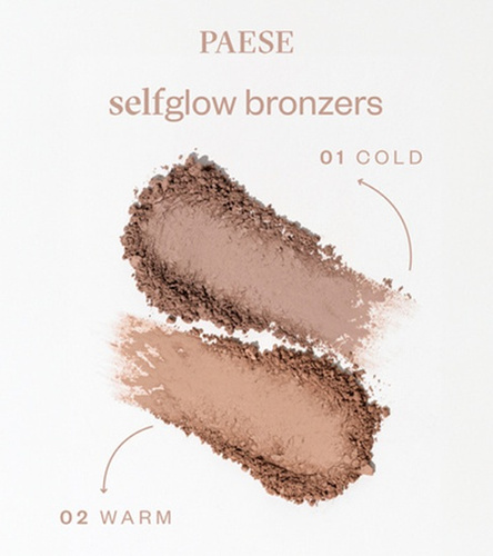 Paese Selfglow Pressed Bronzer 01 Cold 10g