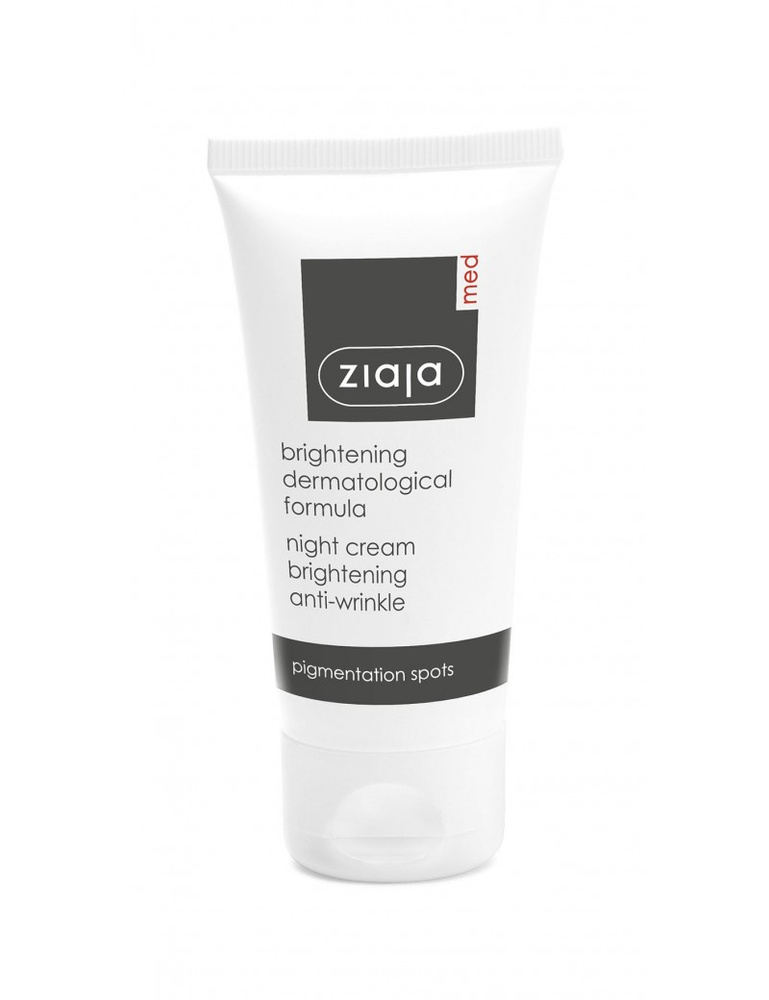 Ziaja Med Treatment Whitening Brightening Anti-Wrinkle Night Cream 50ml Best Before 31.12.26