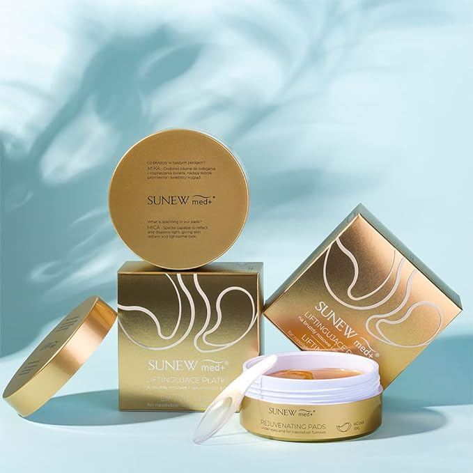 SunewMed+ Lifting Odmładzające Płatki pod Oczy i na Bruzdy Nosowe 60 Sztuk
