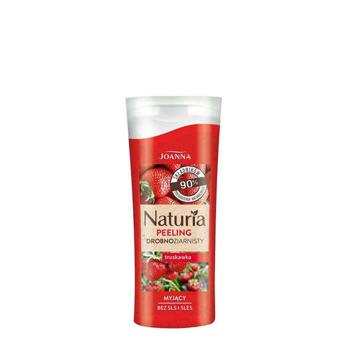 Joanna Naturia Peeling Coarse Grained Strawberry Smooths Purifies Nourishes 100g