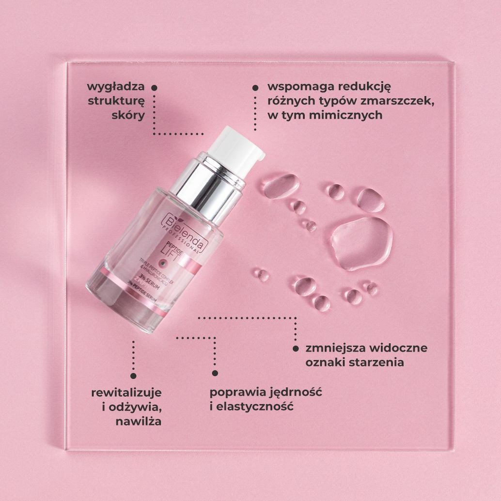 Bielenda Professional Peptide Lift 3 Serum Z Peptydami 15ml Pielęgnacja Twarz Olejki I 7995